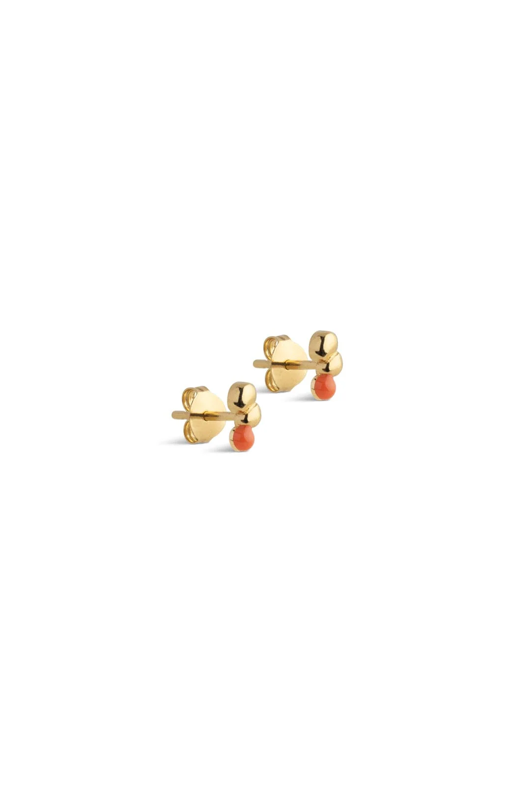 Enamel Copenhagen - Studs, Nara E475G - Light Coral - Image 2