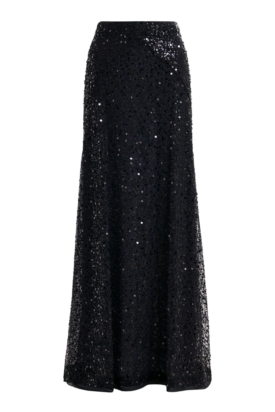 Essentiel Antwerp - Isequins Sequin Maxi Skirtisequins - Black