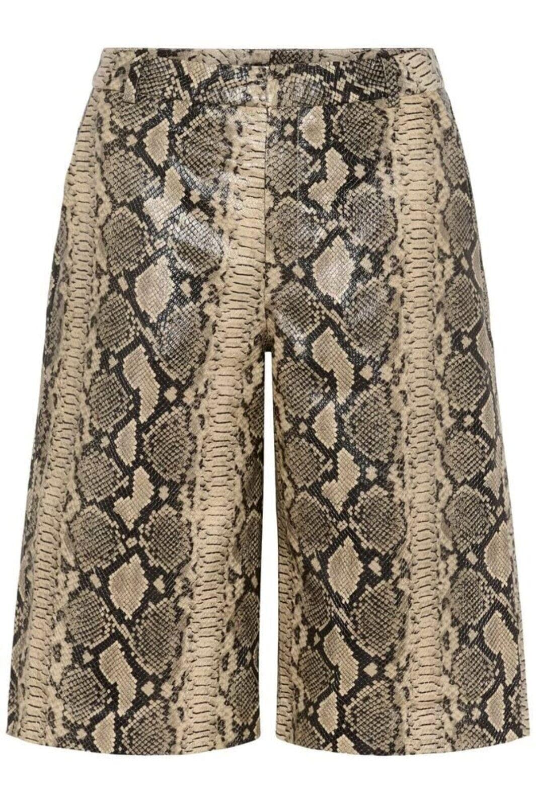 Gestuz - Gzallis Snake Shorts 10911123 - 109237 - Pale Khaki Snake - Image 3