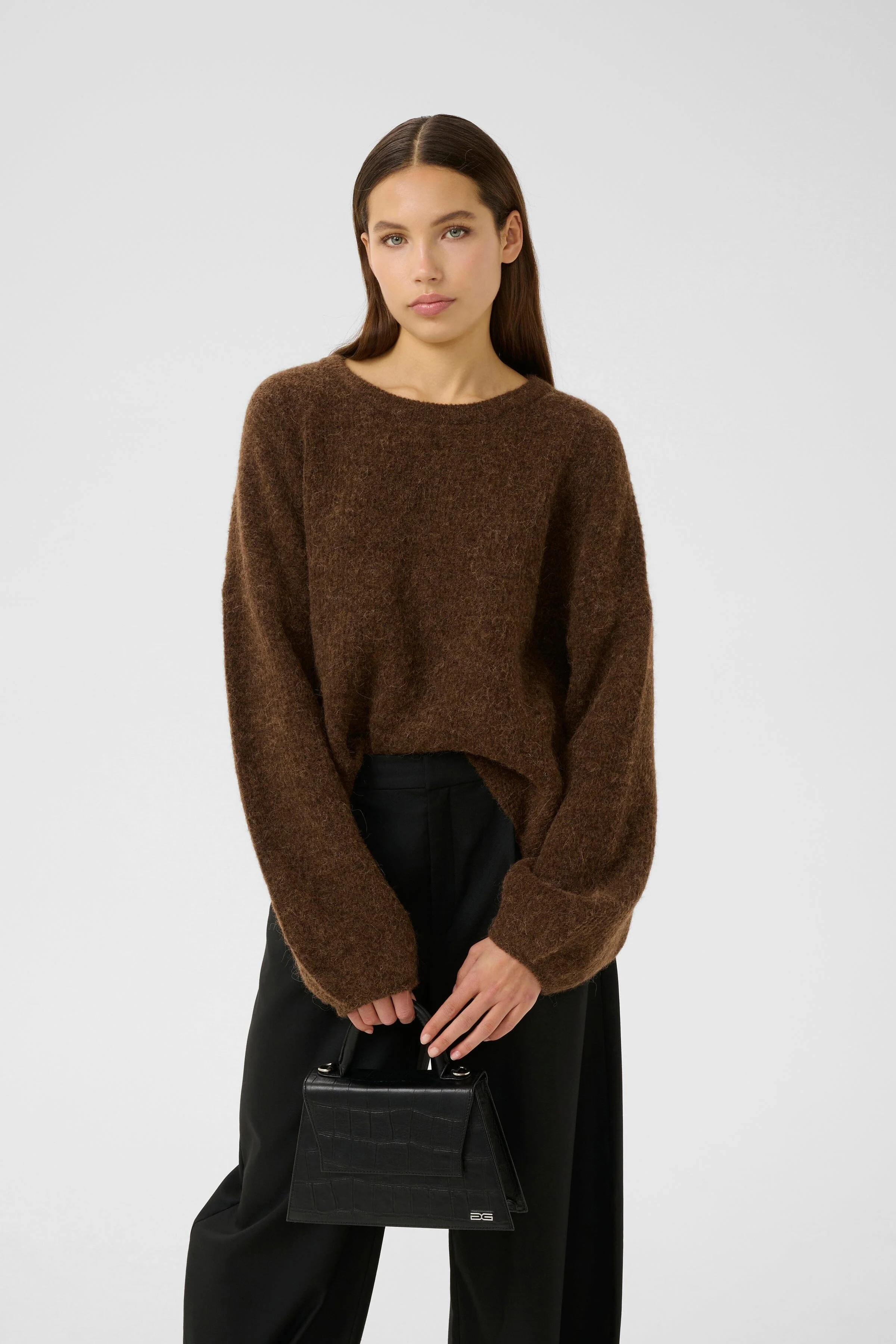 Gestuz - Gzalpha Slit Pullover 10910590 - 108310 - Buff Mélange - Image 2