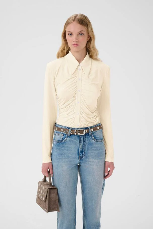 Gestuz - Gzlaily Shirt 10909965 - 110103 - Egret - Image 3