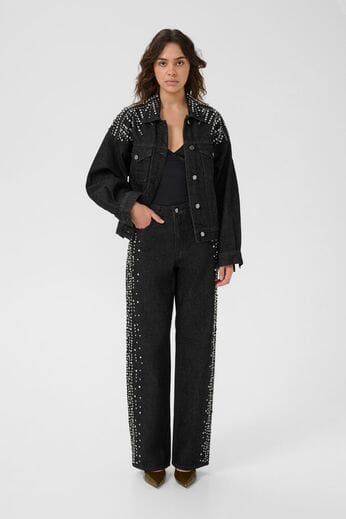 Gestuz - Gzlee Wide Jeans 10910795 - 100017 - Black - Image 3