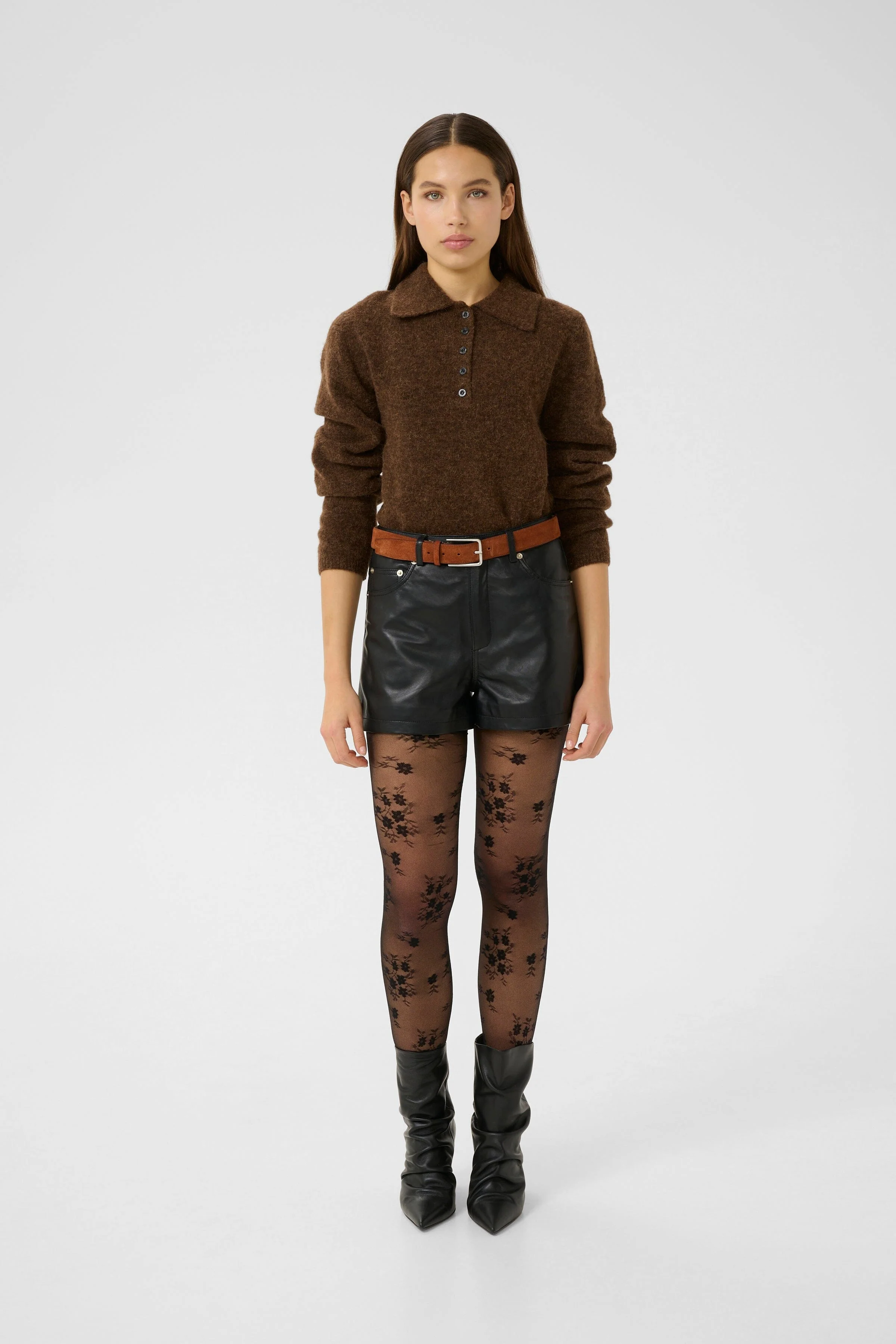 Gestuz - Gzmarlie Shorts 10910554 - 100017 - Black - Image 4