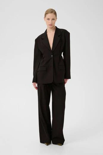 Gestuz - Gzpaula Waist Blazer 10910626 - 100017 - Black - Image 4