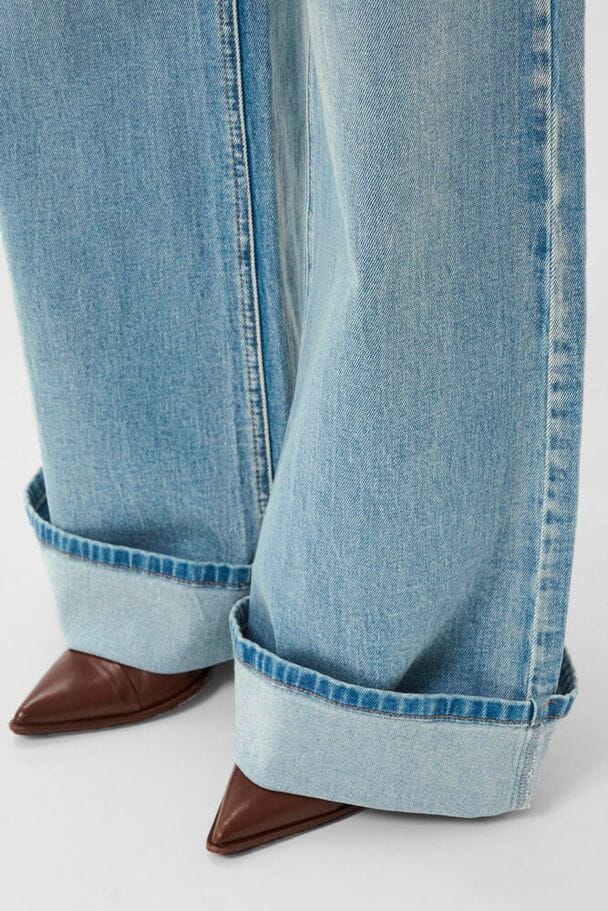 Gestuz - Gzsara Wide Jeans 10910809 - 104590 - Washed Blue - Image 11