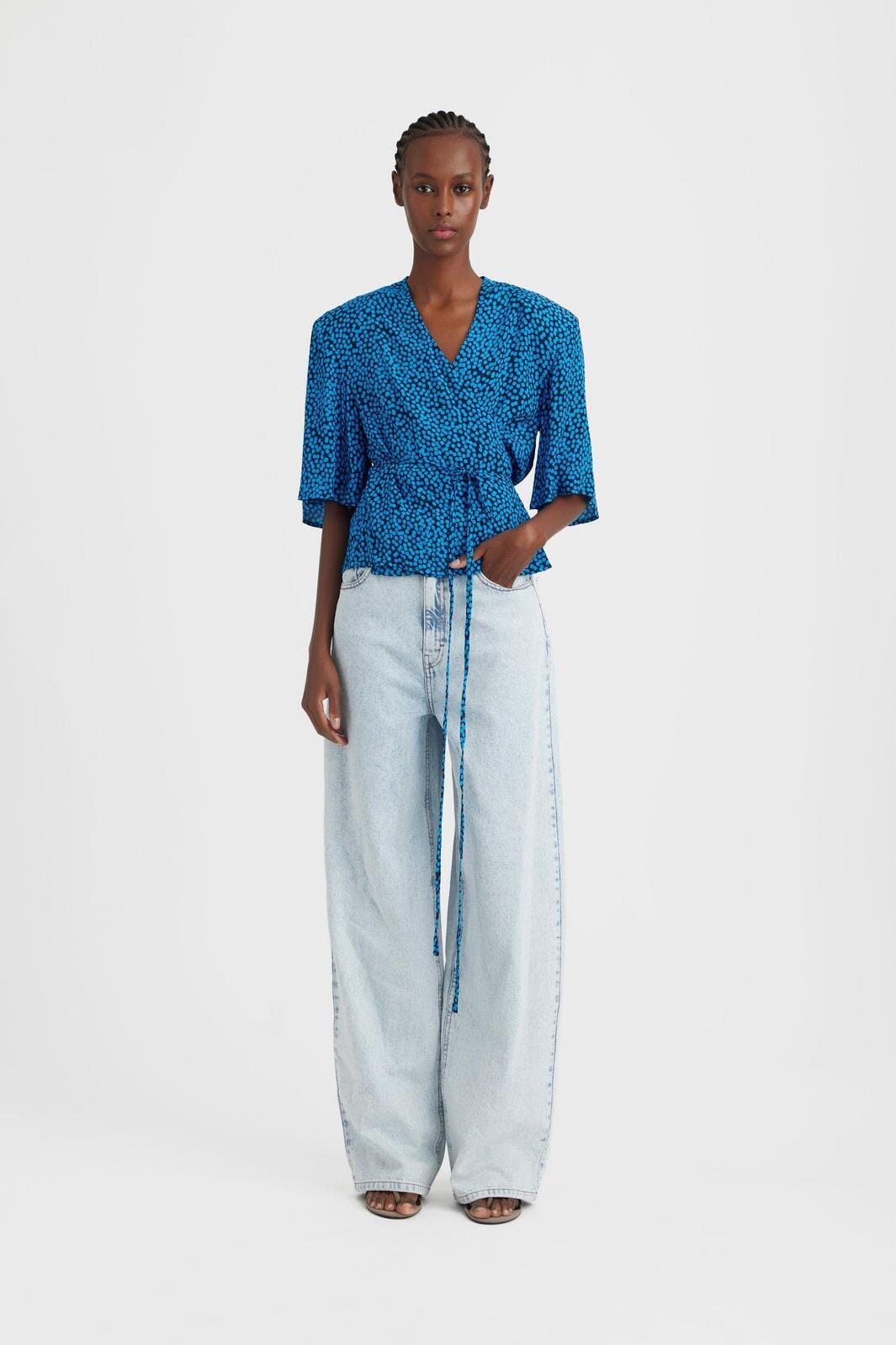 Gestuz - KailyGZ HW wide jeans - Light blue washed - Image 6