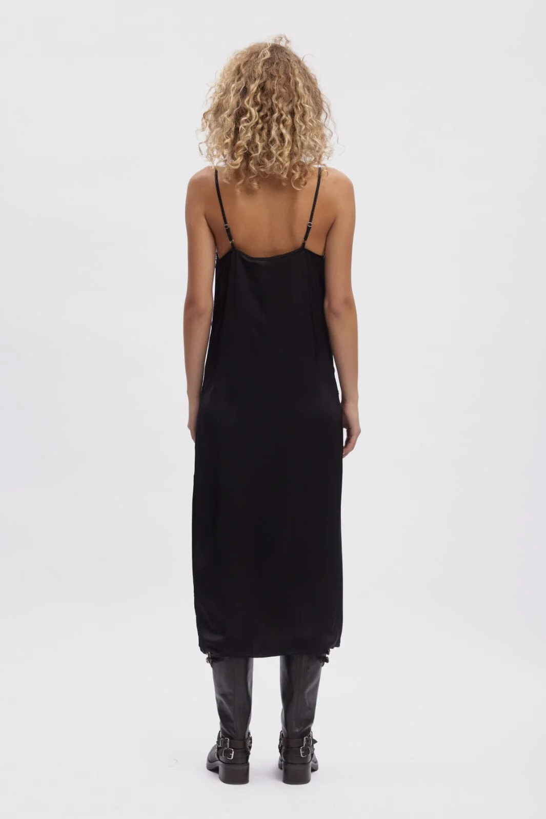 Gestuz - Sachigz Slip Dress - 100017 Black - Image 5