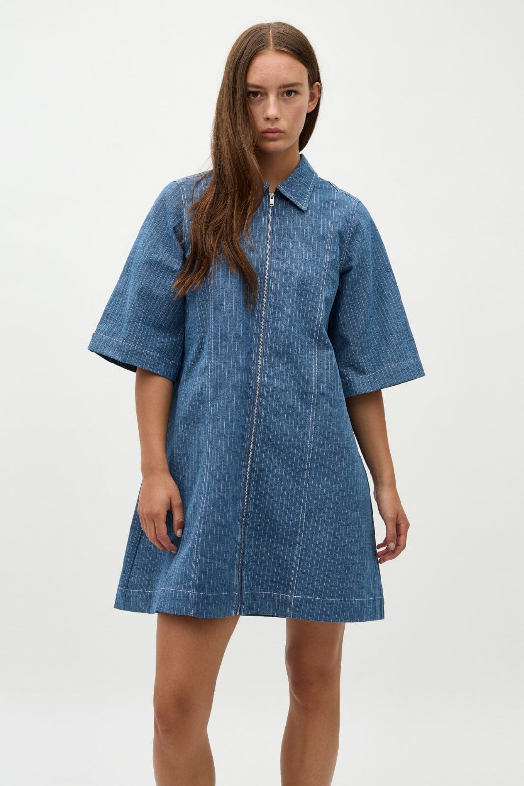 Global Funk - Mira Zip-G - P62 Blue Pinstripe - Image 4