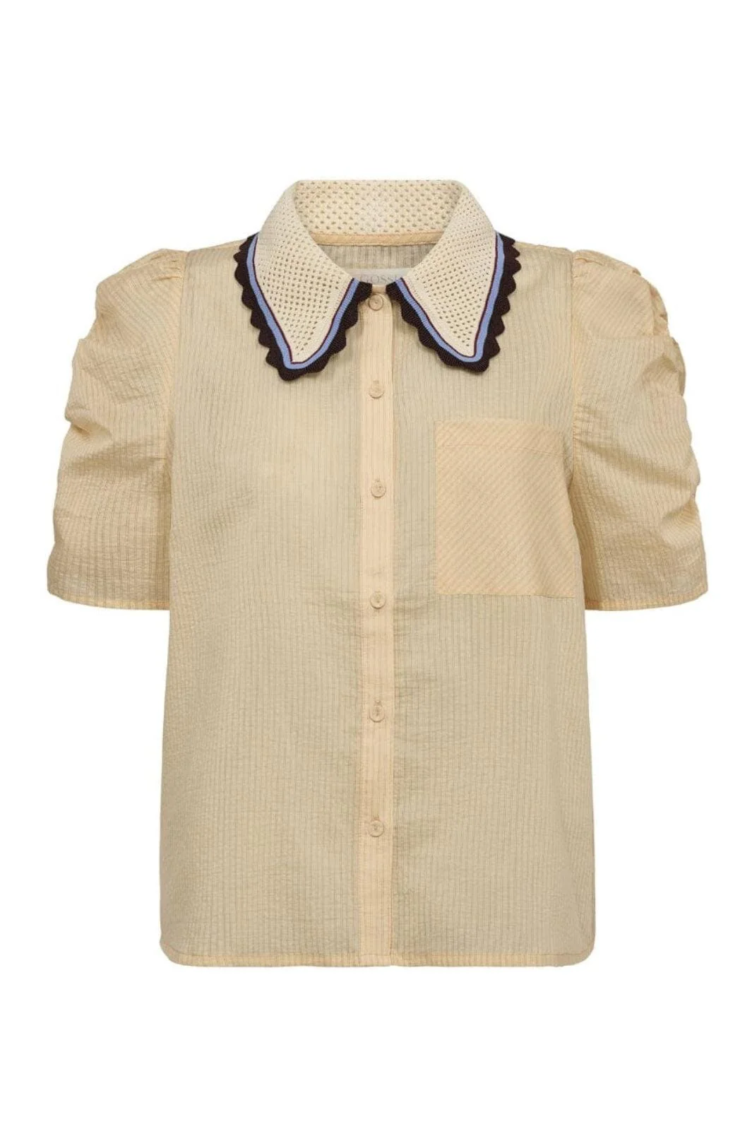 Gossia - Allygo Blouse G2811 - Soft Lemon Stripes - Image 2
