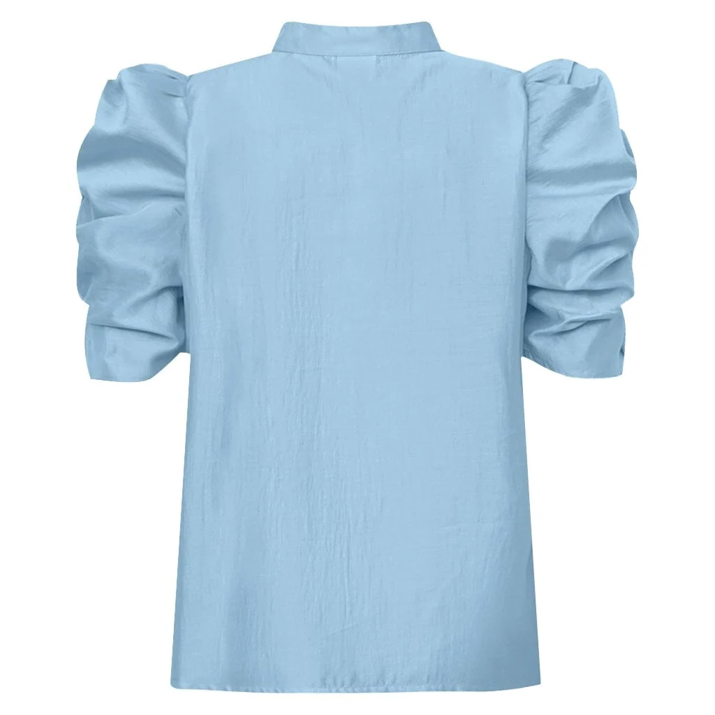 Gossia - Annsofigo Lull Blouse G2573 - Light Blue - Image 2