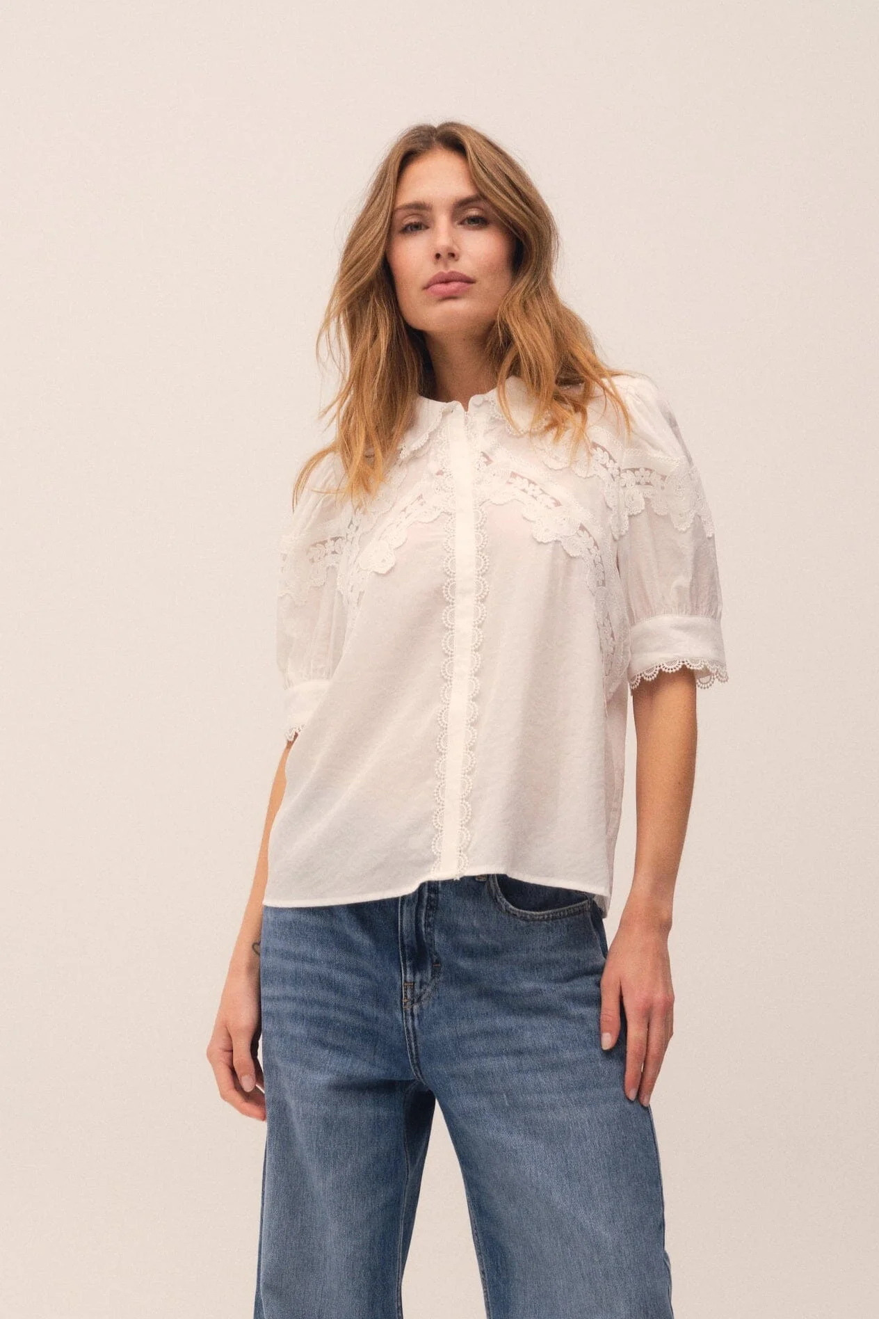 Gossia - Cornago Shirt G2938 - Off-White - Image 4
