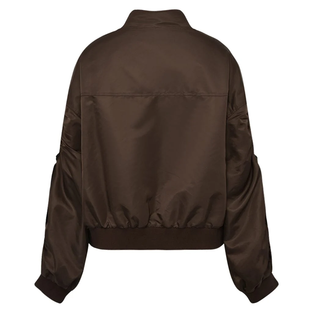 Gossia - Damilago Bomber Jacket G2673 - Caramel Brown - Image 2