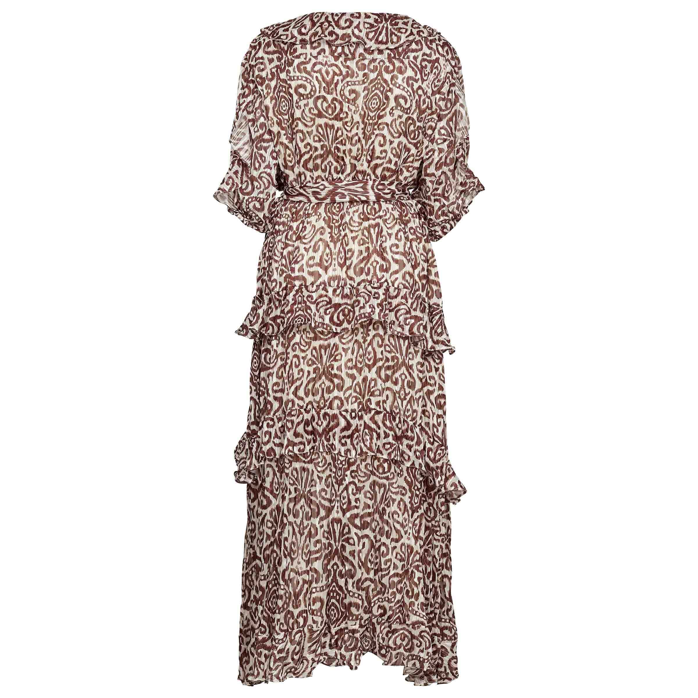 Gossia - Liago Dress G2916 - Brown Ikat - Image 3