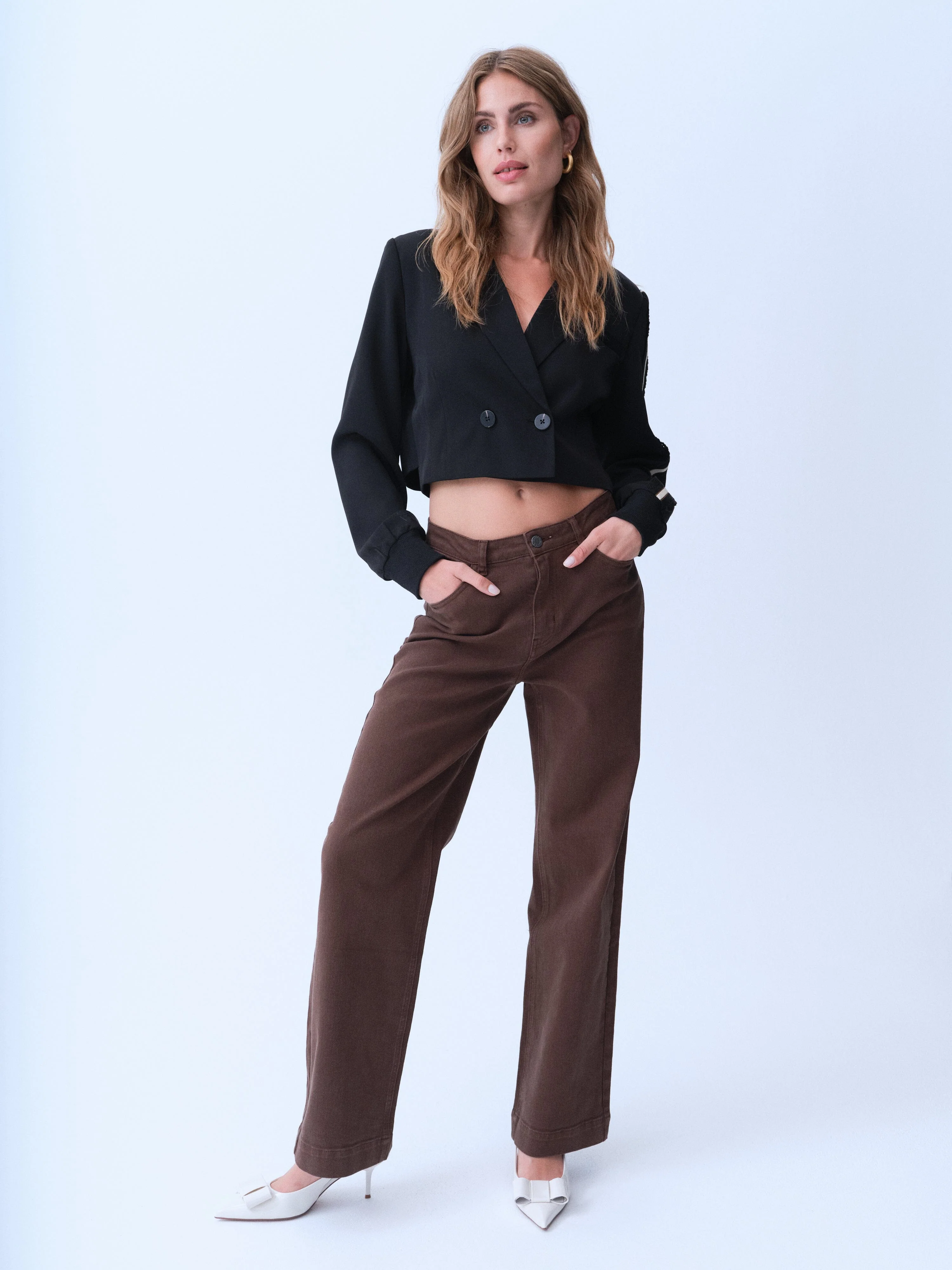 Gossia - Mirlago Jeans G2798 - Brown - Image 4