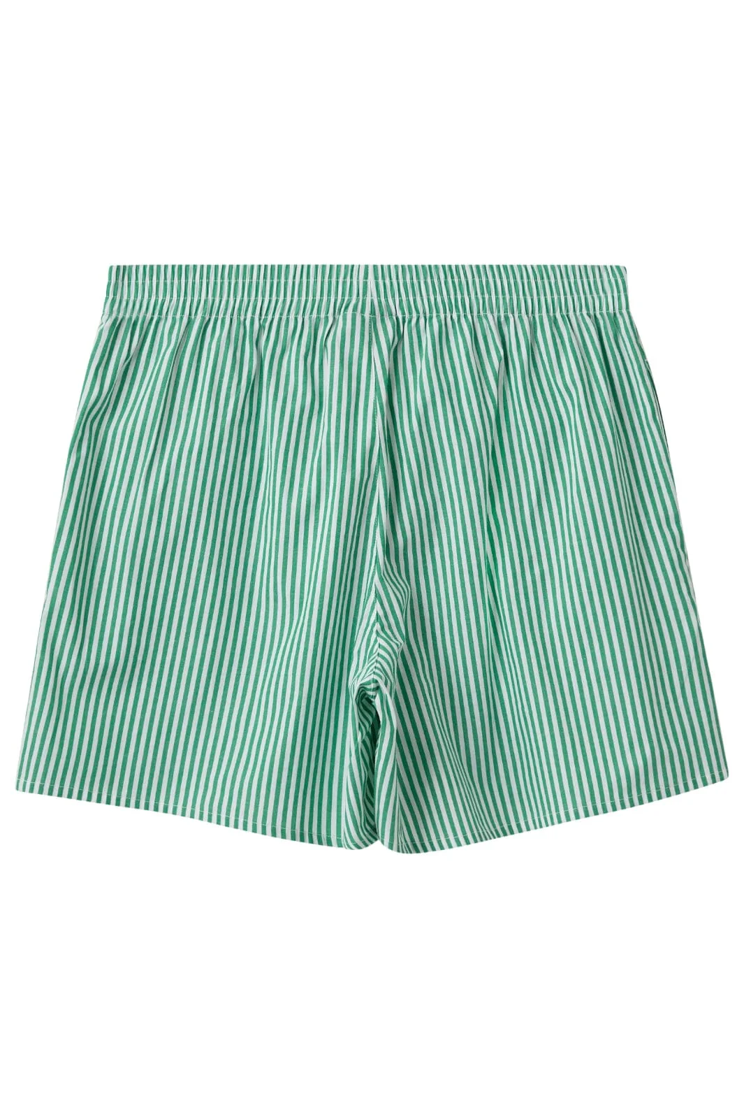 H2O - Rønne Essential Pajamas Shorts 100165-1 - 7040 - Green/White - Image 3