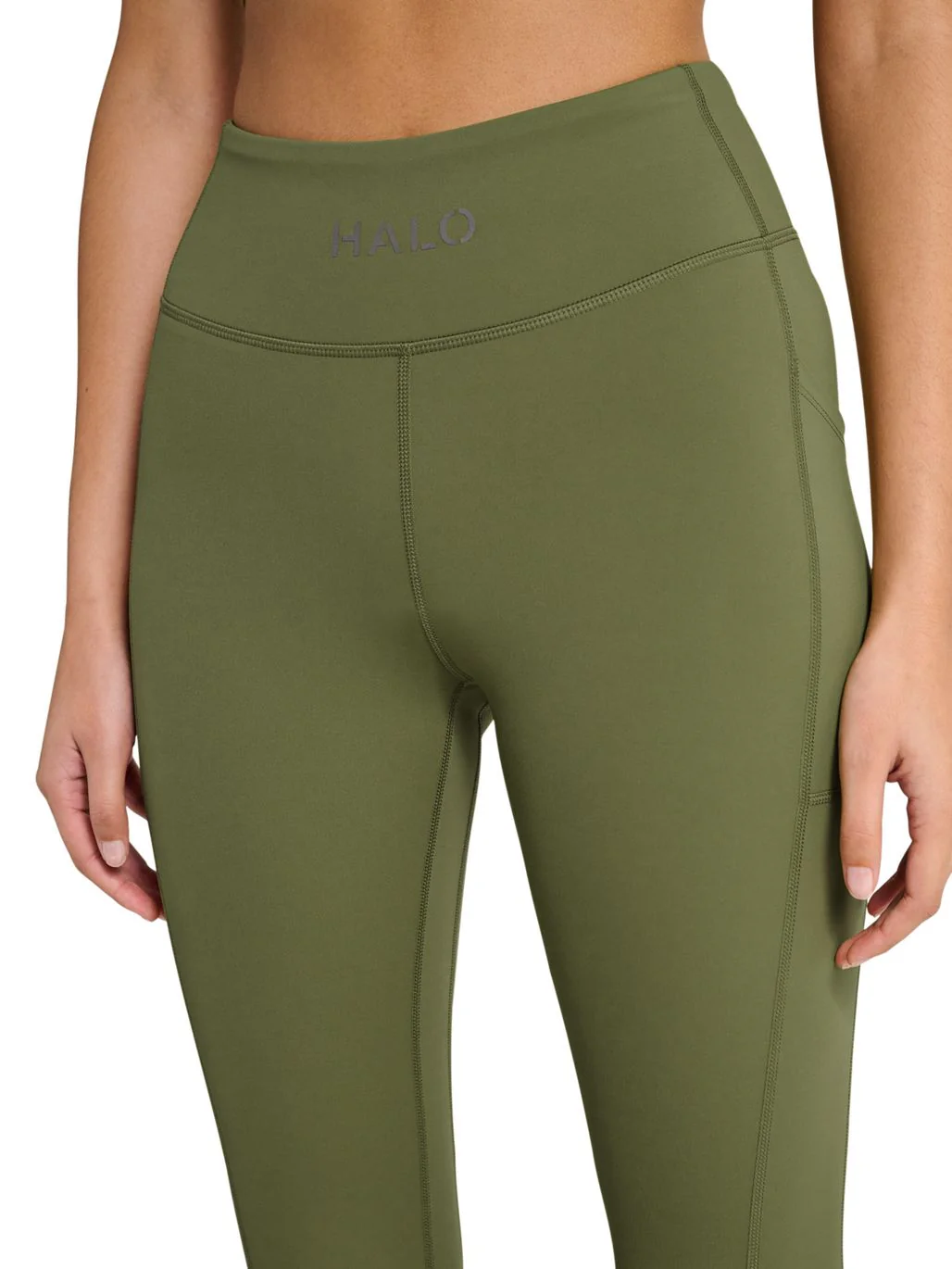 Halo - Women Training Tights 228641 - 6096 - Olive Drab - Image 5