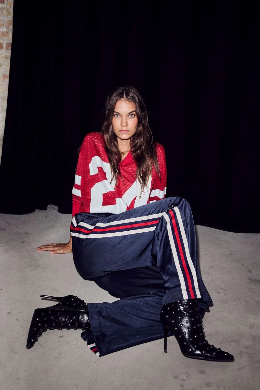Haute L'Amitié - Baggy Rn Track Pants HL10481 - Navy - Image 3