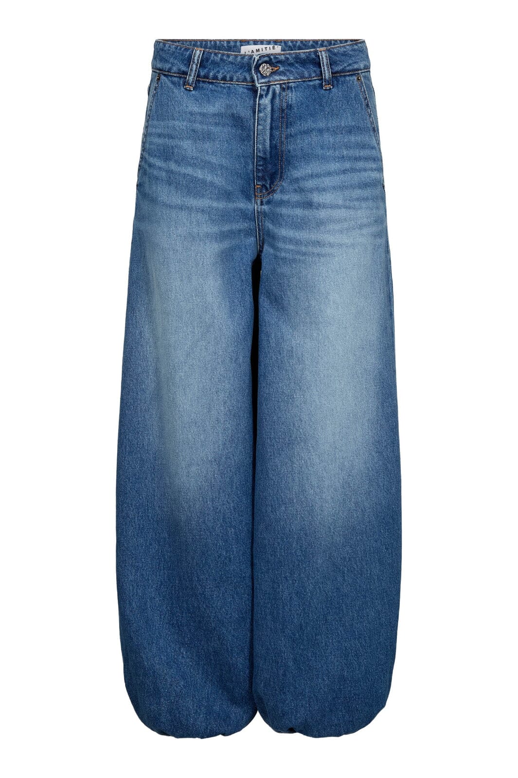 Haute L'Amitié - Denim Harem Pant HL10617 - Bleached Denim - Image 2
