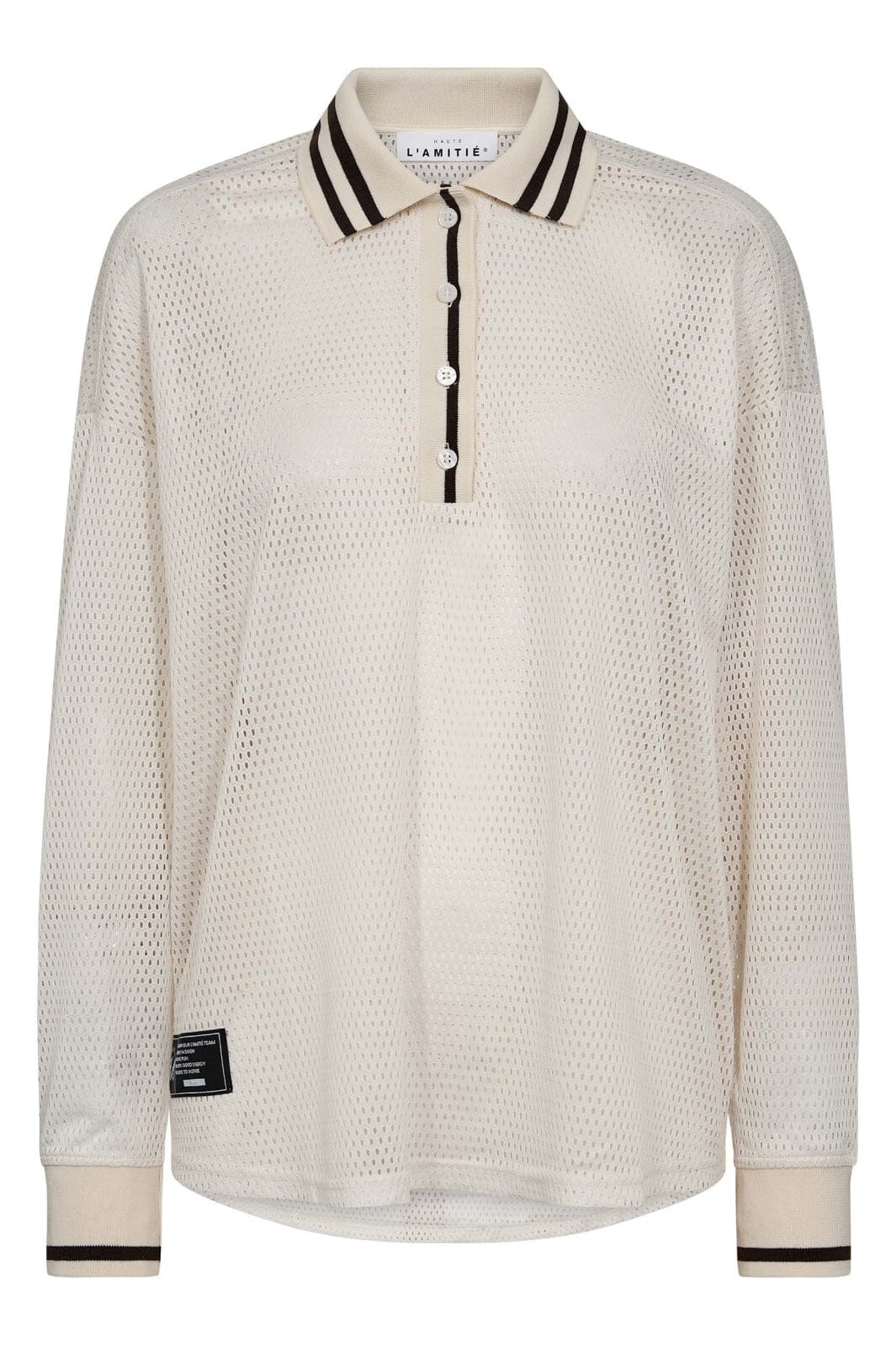 Haute L'Amitié - Drift Polo Blouse HL10294 - Pearl - Image 2