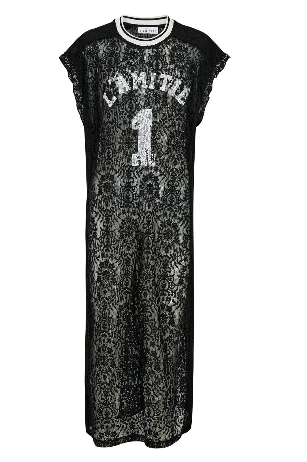 Haute L'Amitié - Lace Football Frill Dress HL10132 - Black - Image 2