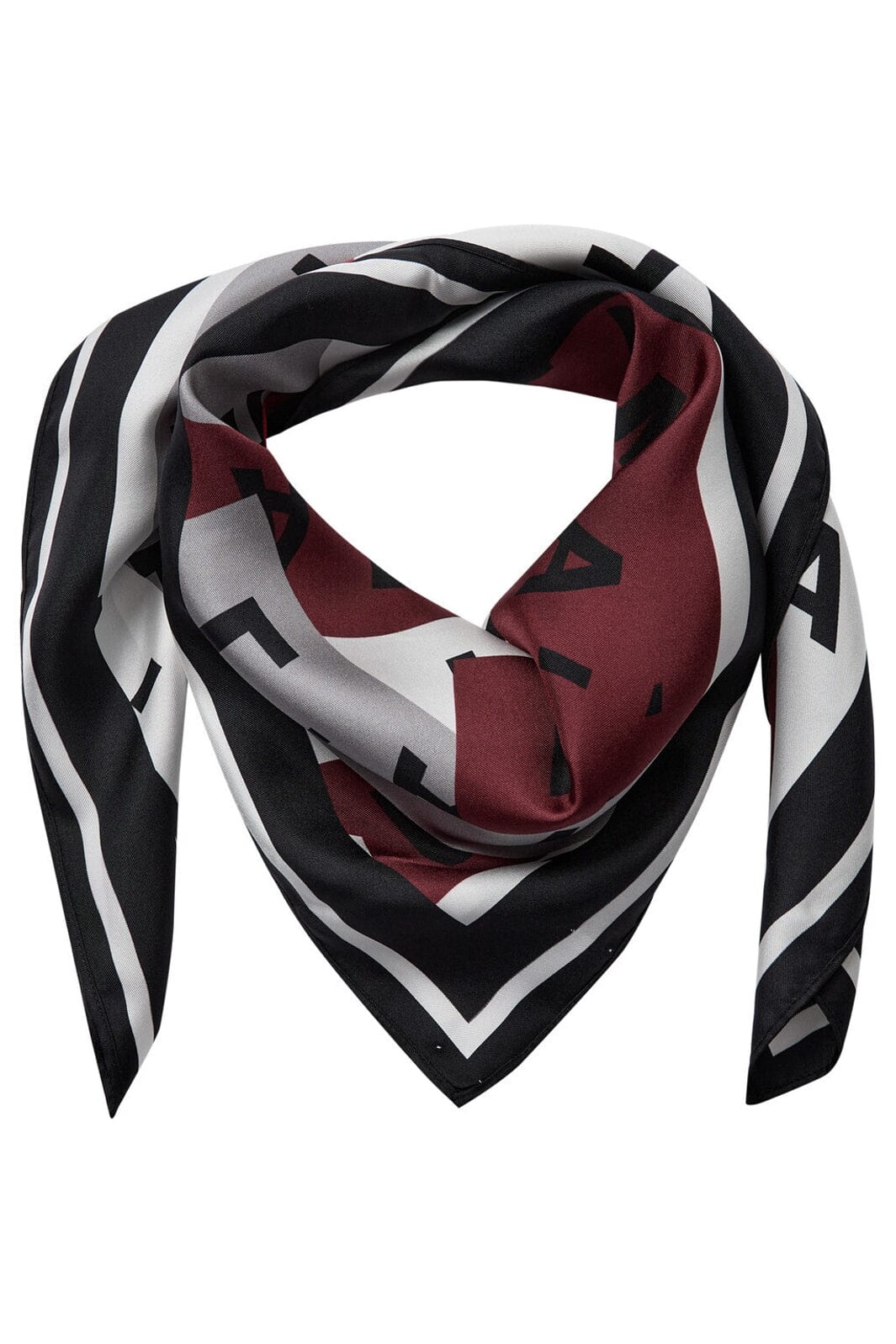 Haute L'Amitié - L'Amitié Silk Scarf HL10016 - Amarone - Image 2