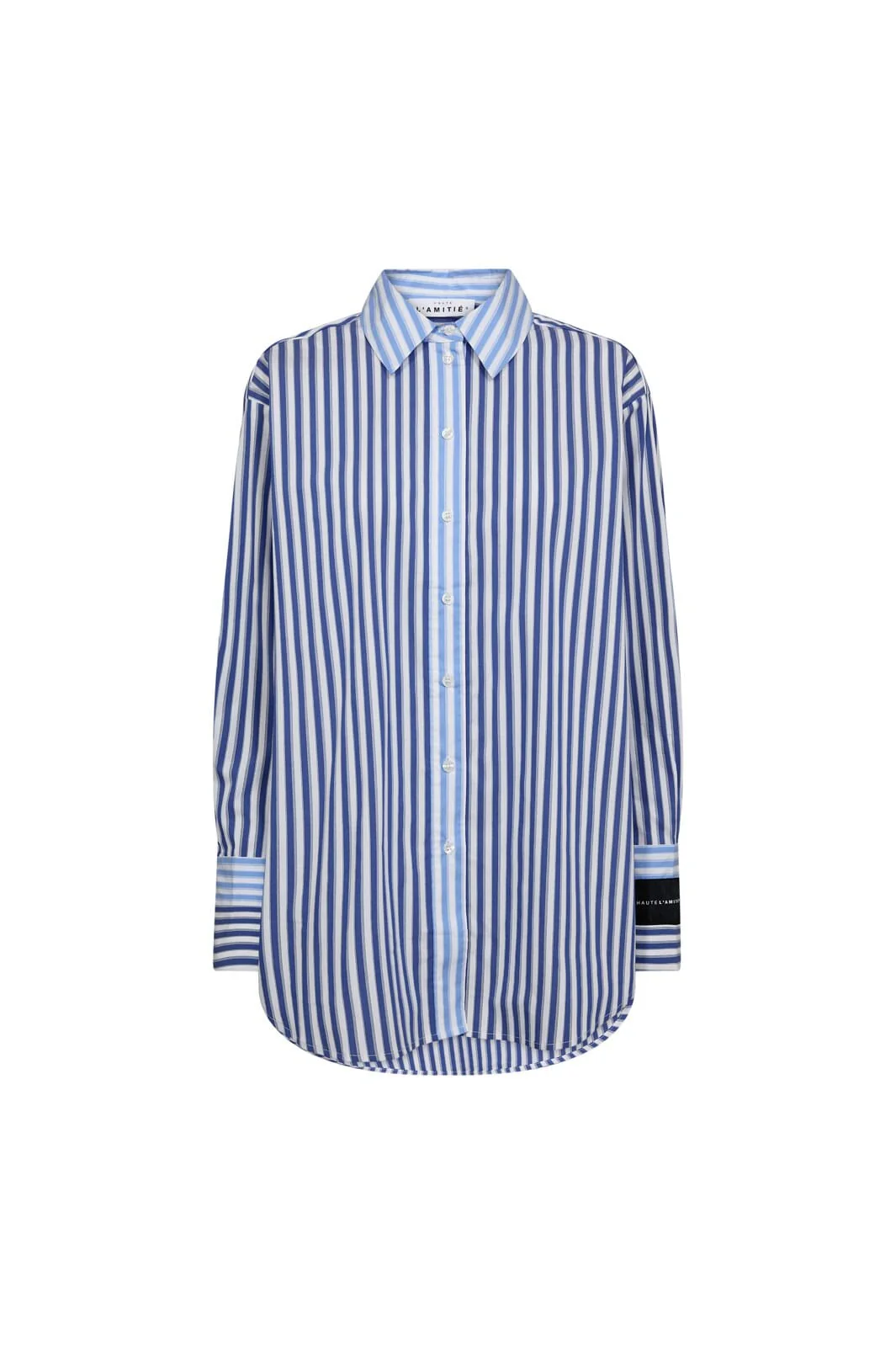 Haute L'Amitié - Lark Mix Stripe Shirt HL10480 - White/ Blue Mix - Image 2