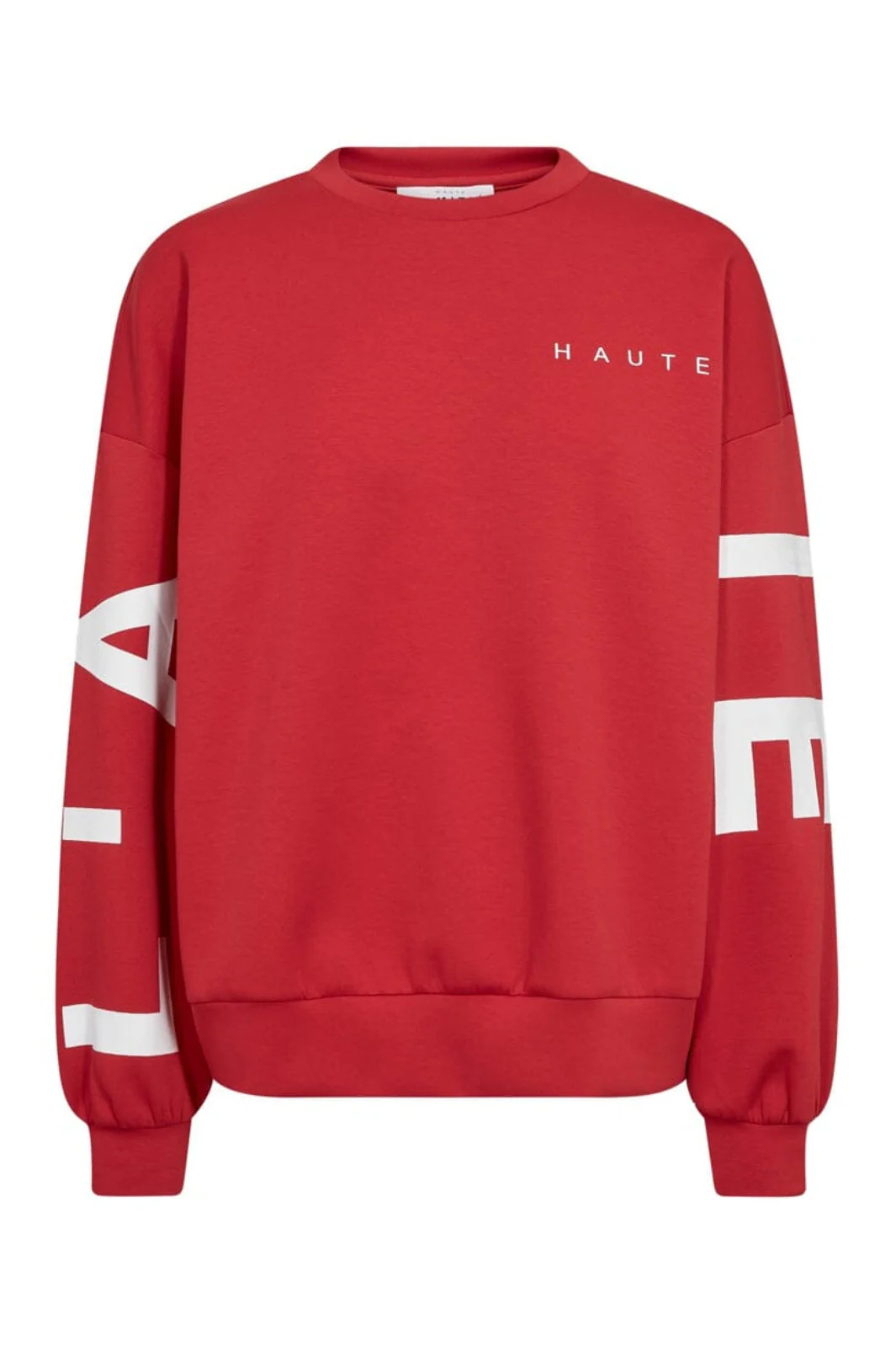 Haute L'Amitié - Maxi Split Logo Sweat HL10413 - Red