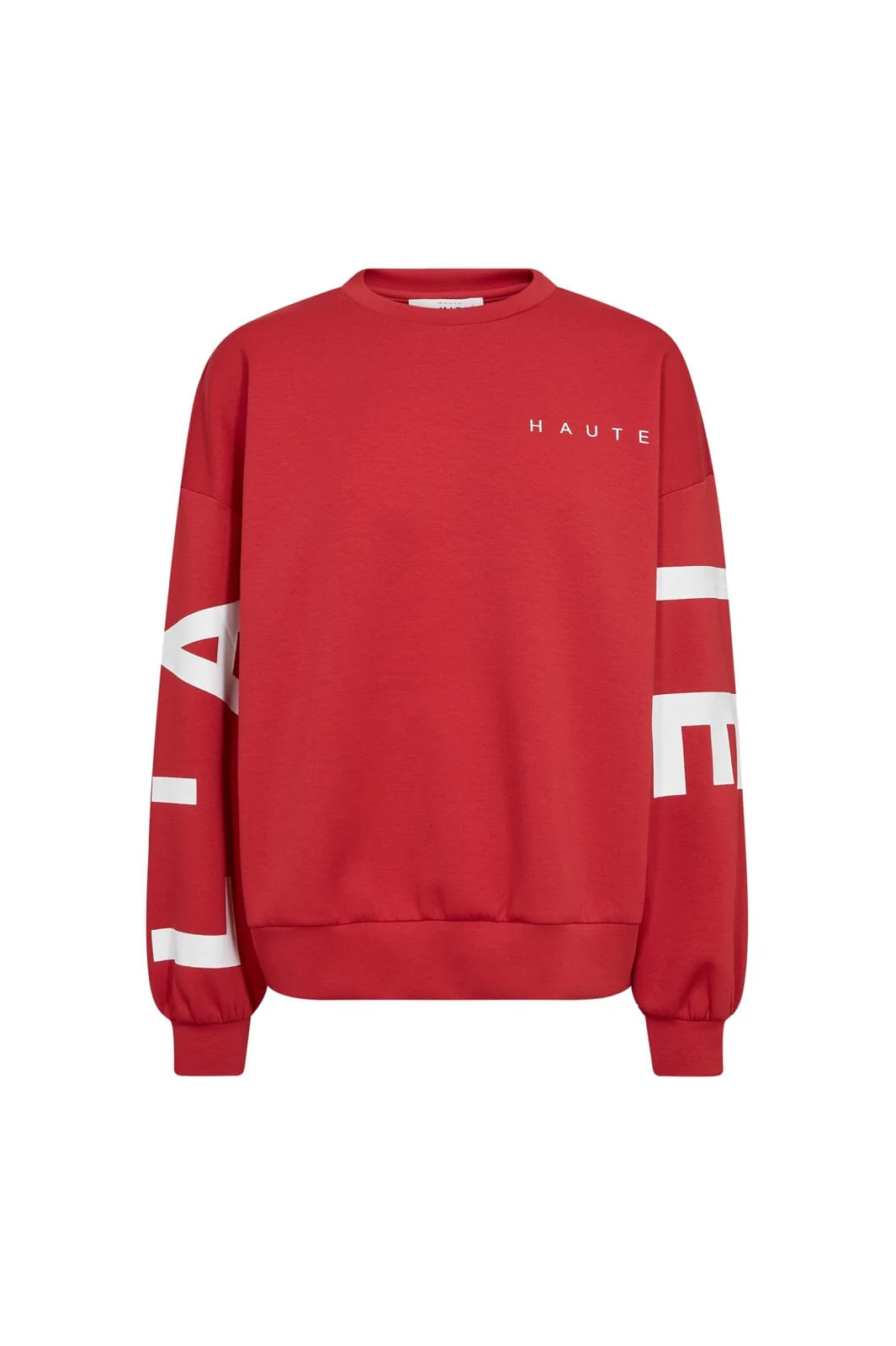 Haute L'Amitié - Maxi Split Logo Sweat HL10413 - Red - Image 2