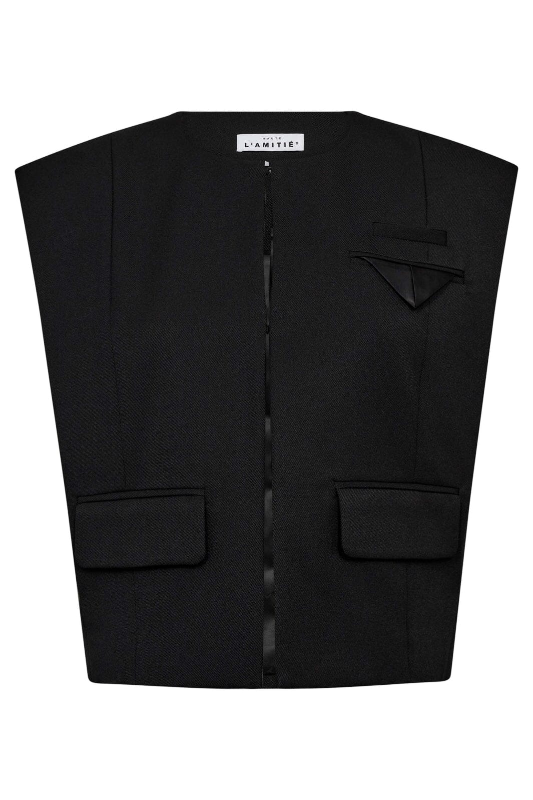 Haute L'Amitié - Premiere Box Waistcoat HL10162 - Black - Image 2