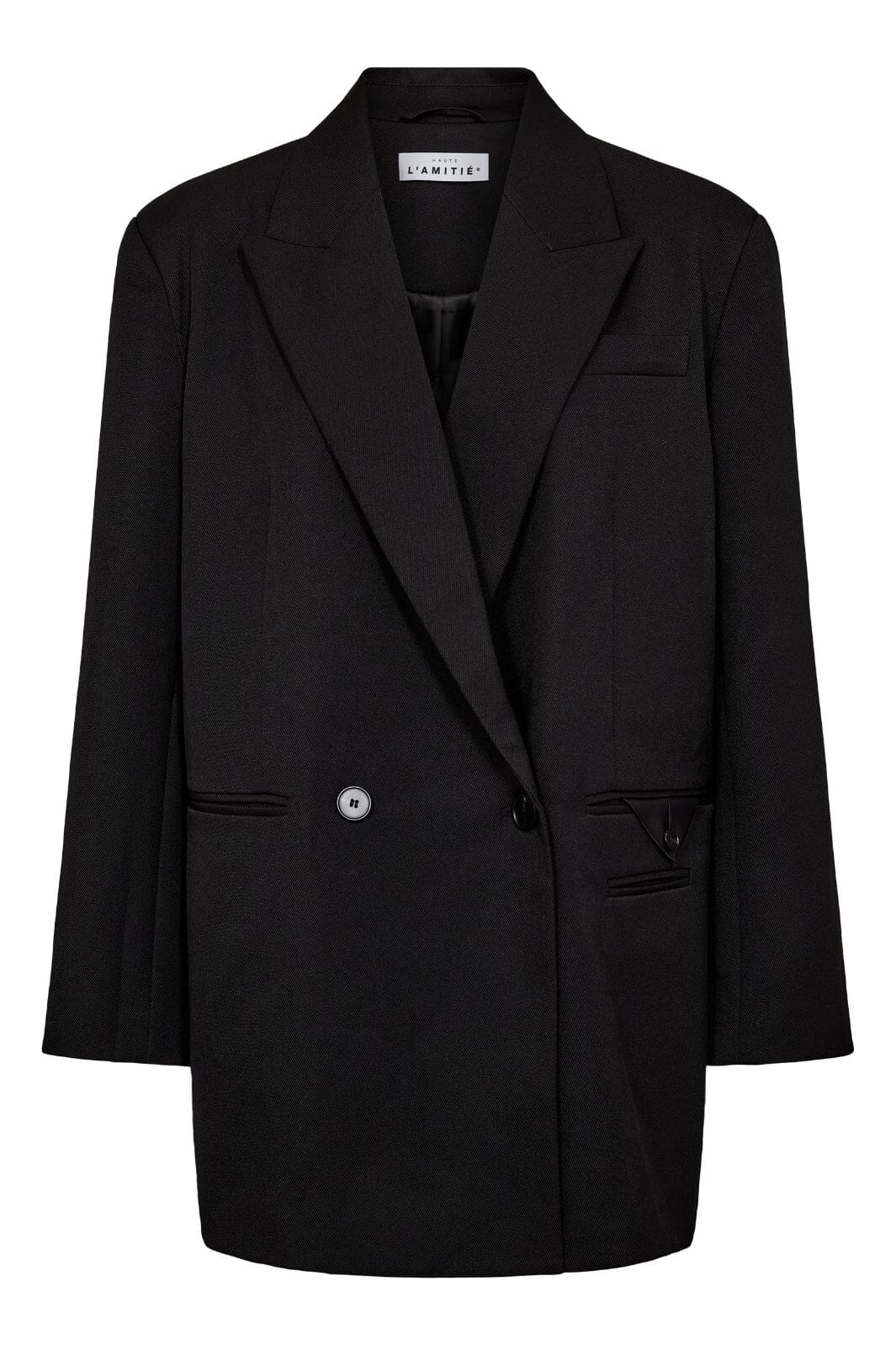 Haute L'Amitié - Premiere Oversize Triangle Blazer HL10273 - Black - Image 2