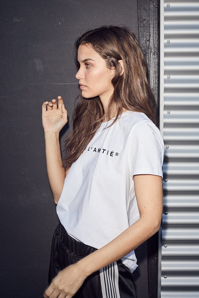 Haute L'Amitié - Rub Logo Tee HL10096 - White - Image 3