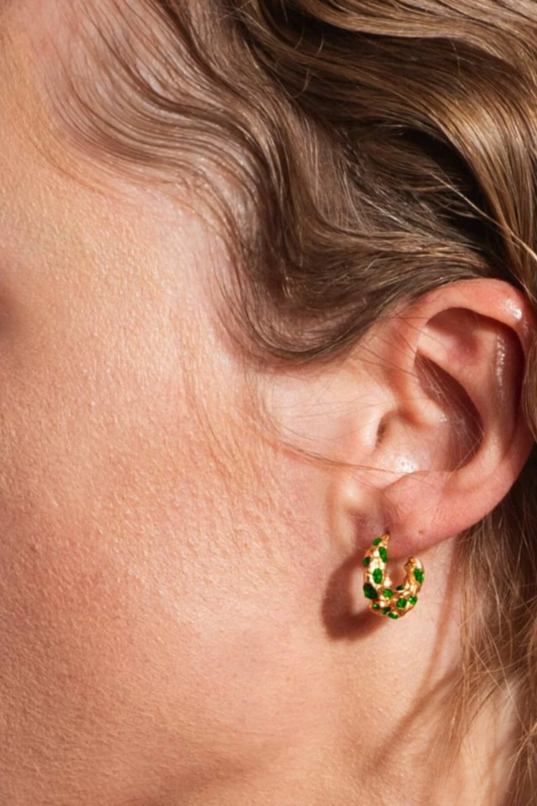 House Of Vincent - Trinket Hoop Earrings - Gilded - Image 2