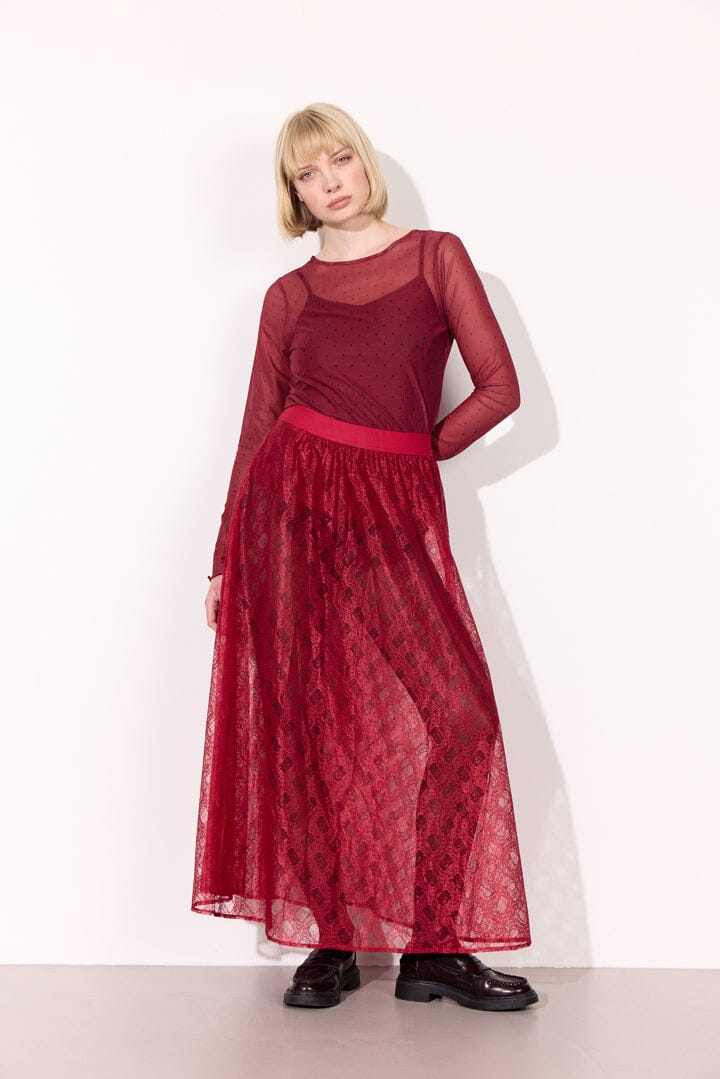 Hunkøn - Ofelia Skirt 25926 - Zinfandel - Image 3