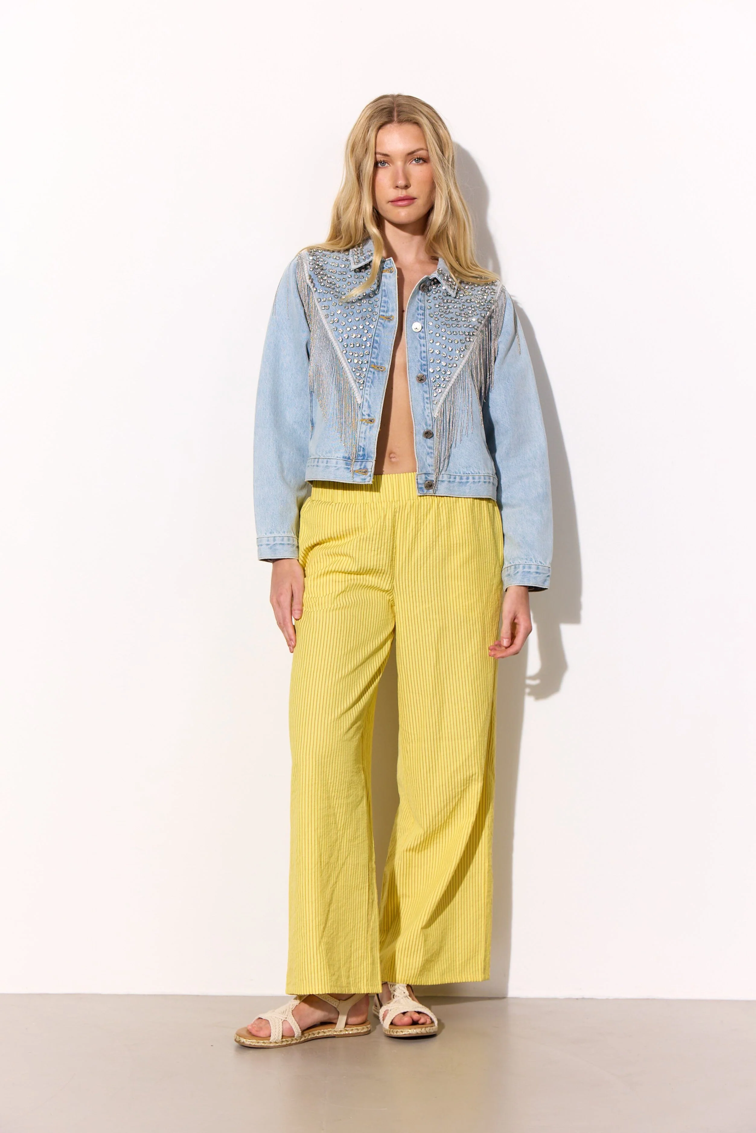 Hunkøn - Priya Gem Jacket 26090 - Light Denim - Image 4