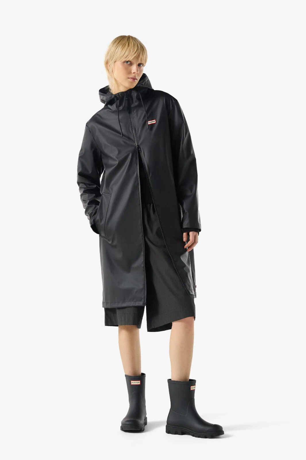 Hunter - Andrea Pu Raincoat Haru0002242hb - Black - Image 2