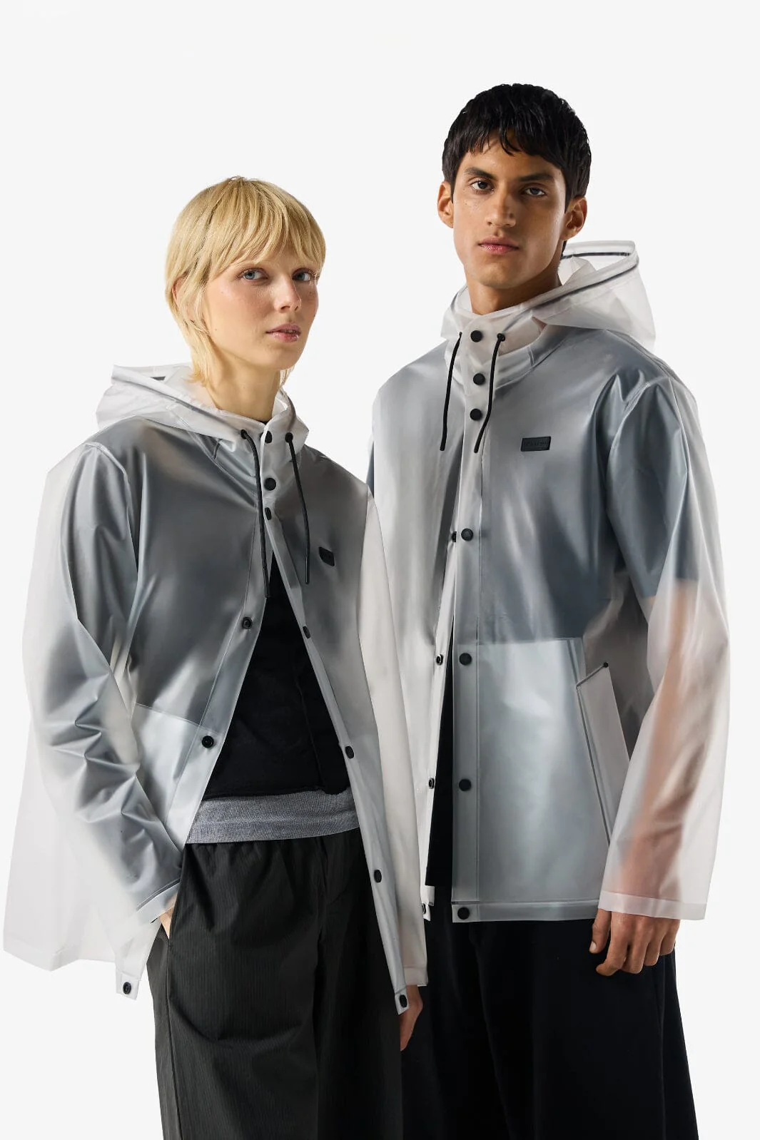 Hunter - Pu Hooded Jacket Haru0001261cm - Clear Matte - Image 6