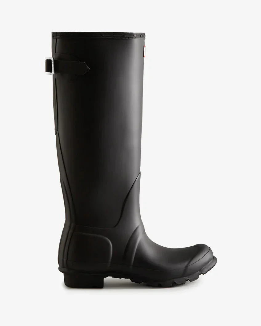 Hunter - Women Original Tall Back Adjustable Boot Wft1001rmablk - Black - Image 4