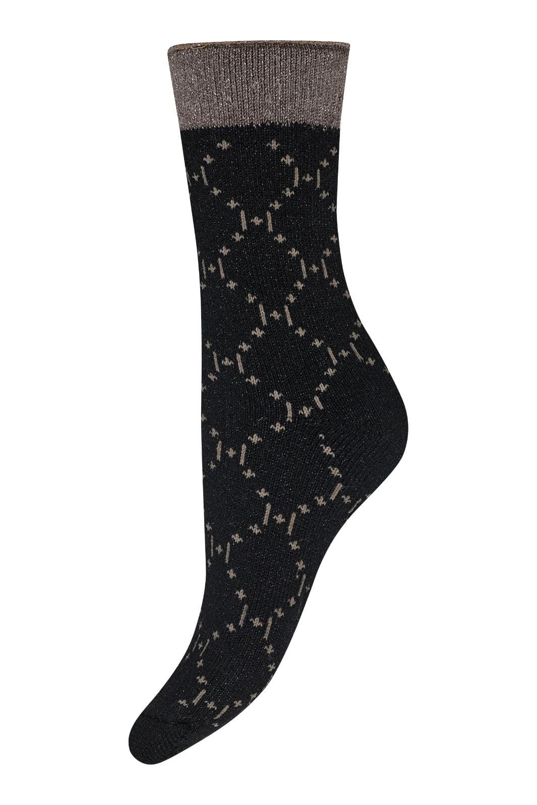Hype The Detail - Cosy Socks Logo 37345-75 - 9001 - Black
