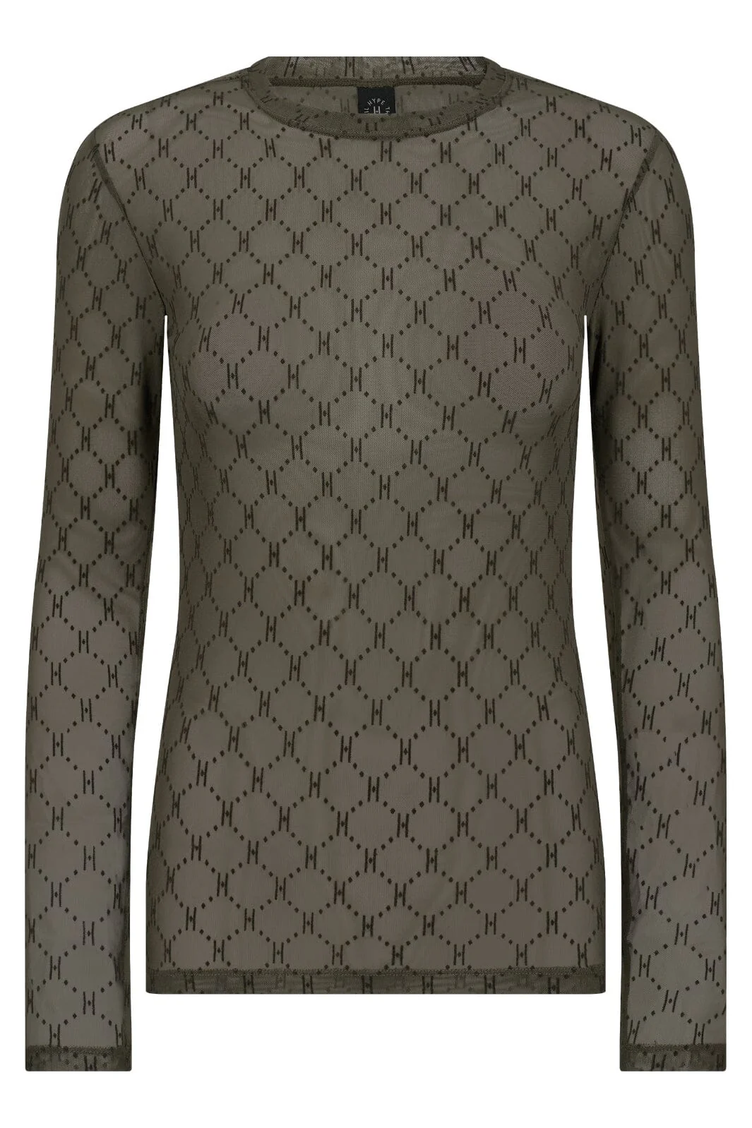 Hype The Detail - Mesh Blouse 300-14 - 11 - Grøn - Image 2