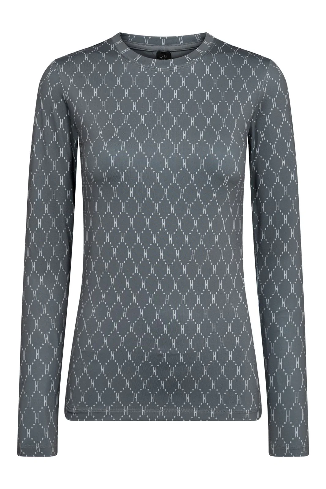 Hype The Detail - Printed Blouse 200-14 - 49 - Grå - Image 2