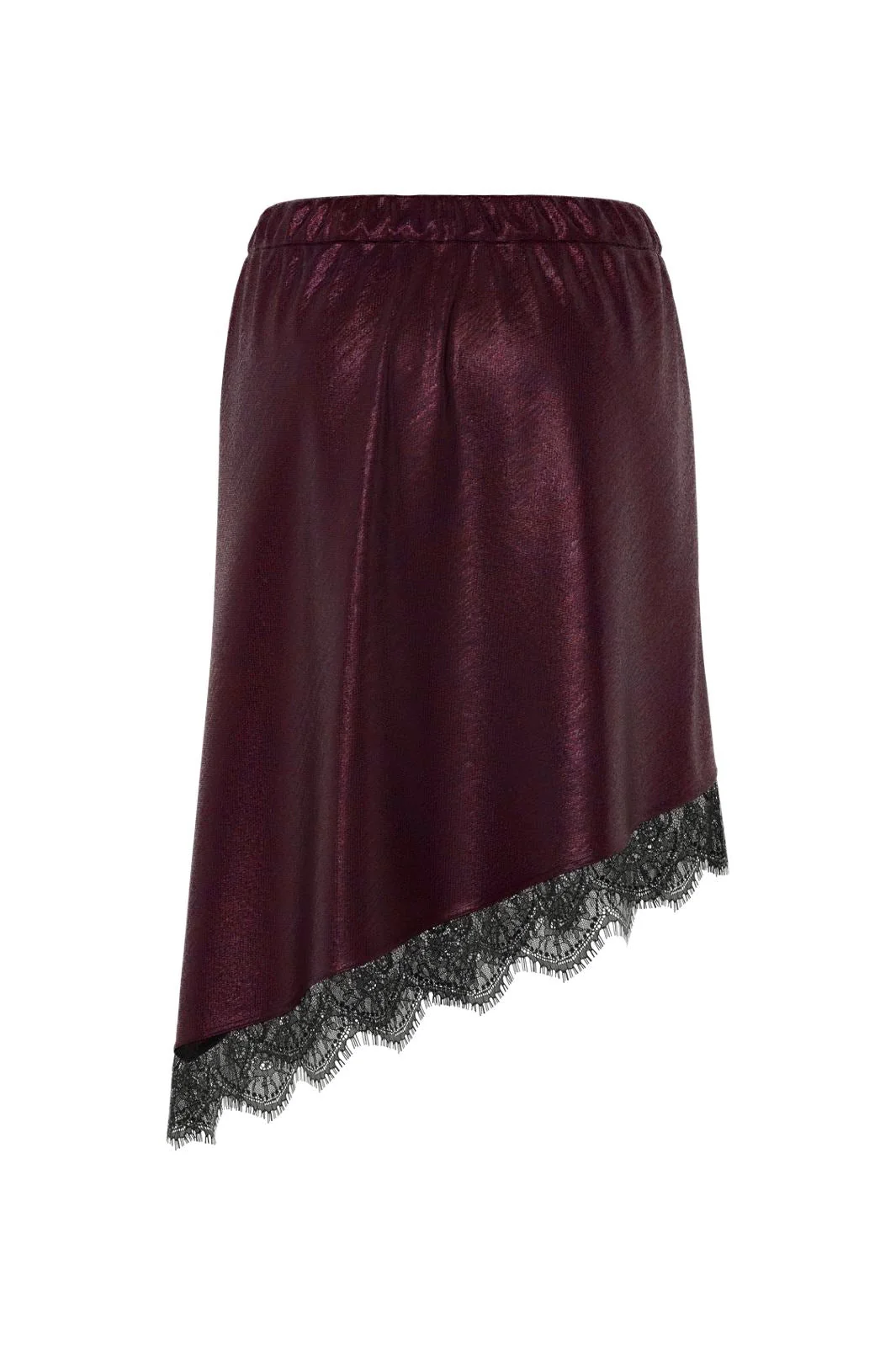 Hypedrop - Hdmadeline Satin Lace Skirt 32000051 - 5089089 - Potent Purple - Image 4