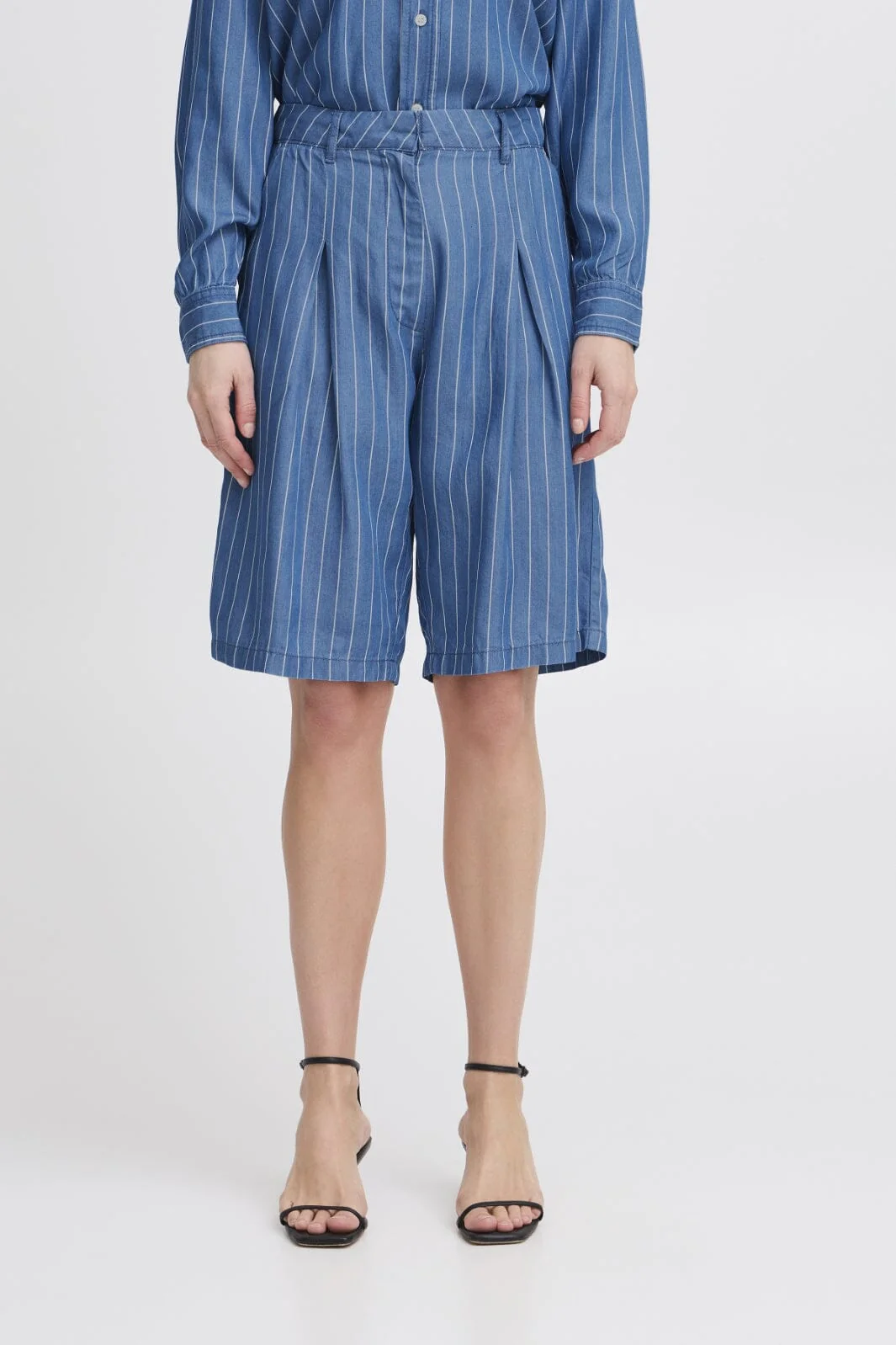 Ichi - Ihbeccos Sho 20122780 - 201166 Blue Pinstripe - Image 2