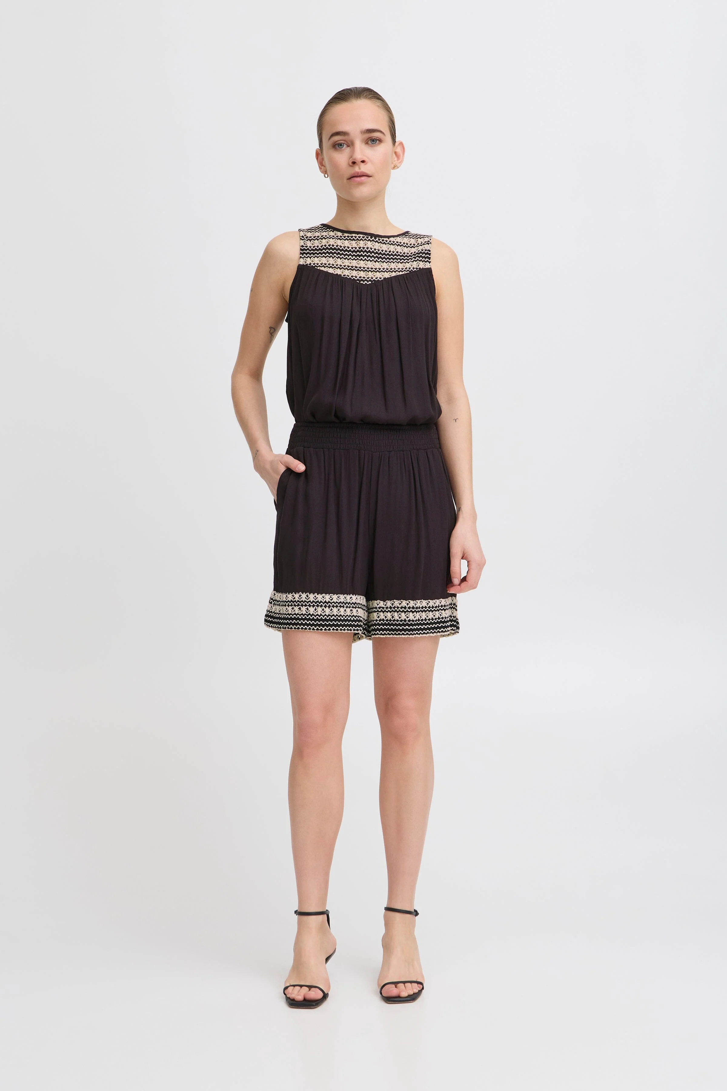 Ichi - Ihragni Shorts 20123290 - 194008 - Black - Image 2