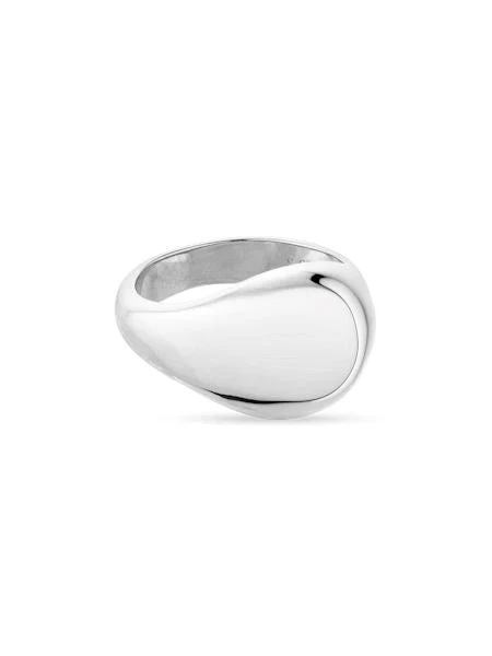 Jane Kønig - Atomic Dome Signet Ring - Forsølvet - Image 3