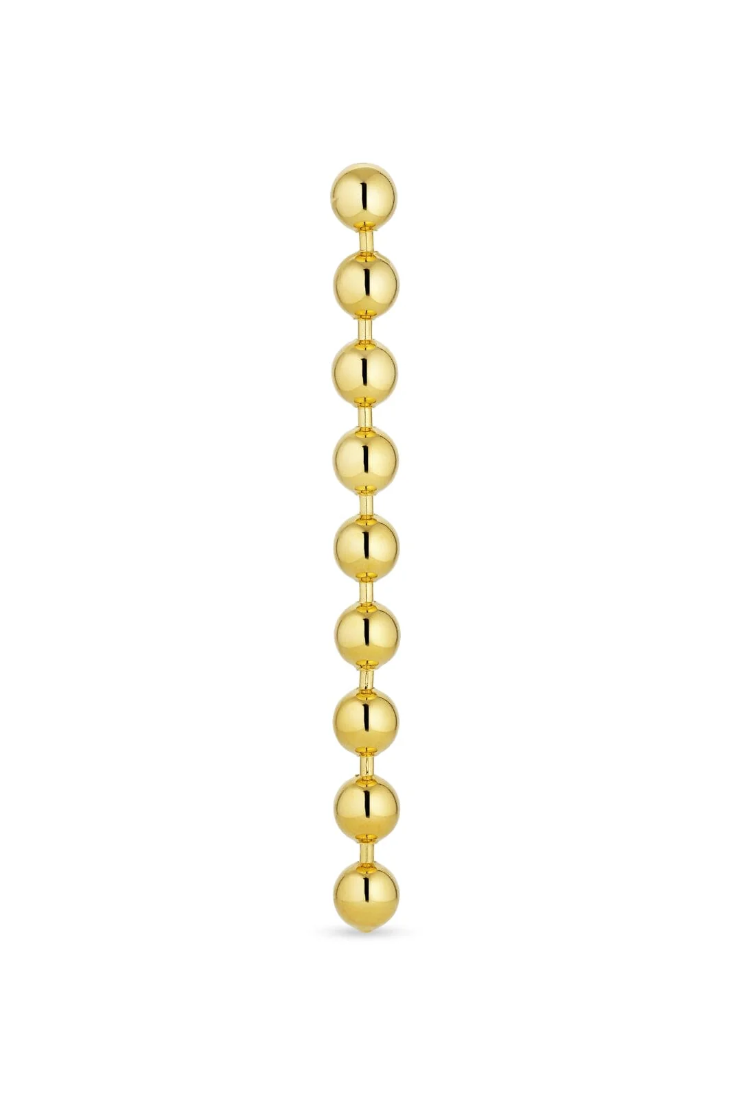 Jane Kønig - Big Atomic Chain Stud - Forgyldt - Image 2