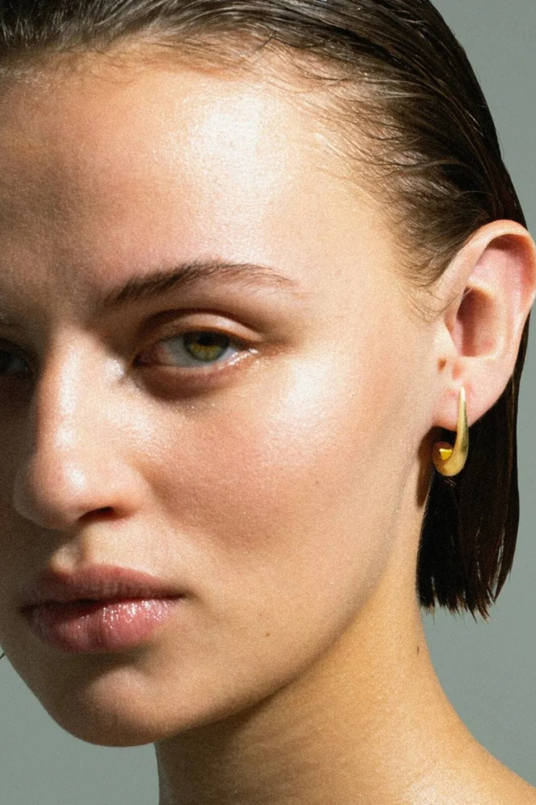 Jane Kønig - Mega Orbis Drop Stud MODS-SS25-G - Forgyldt - Image 2