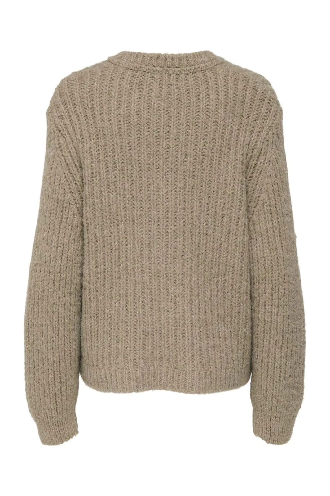 JDY - Jdyadela L/S Button Cardigan Knt - 4881238 Beige Melange - Image 5