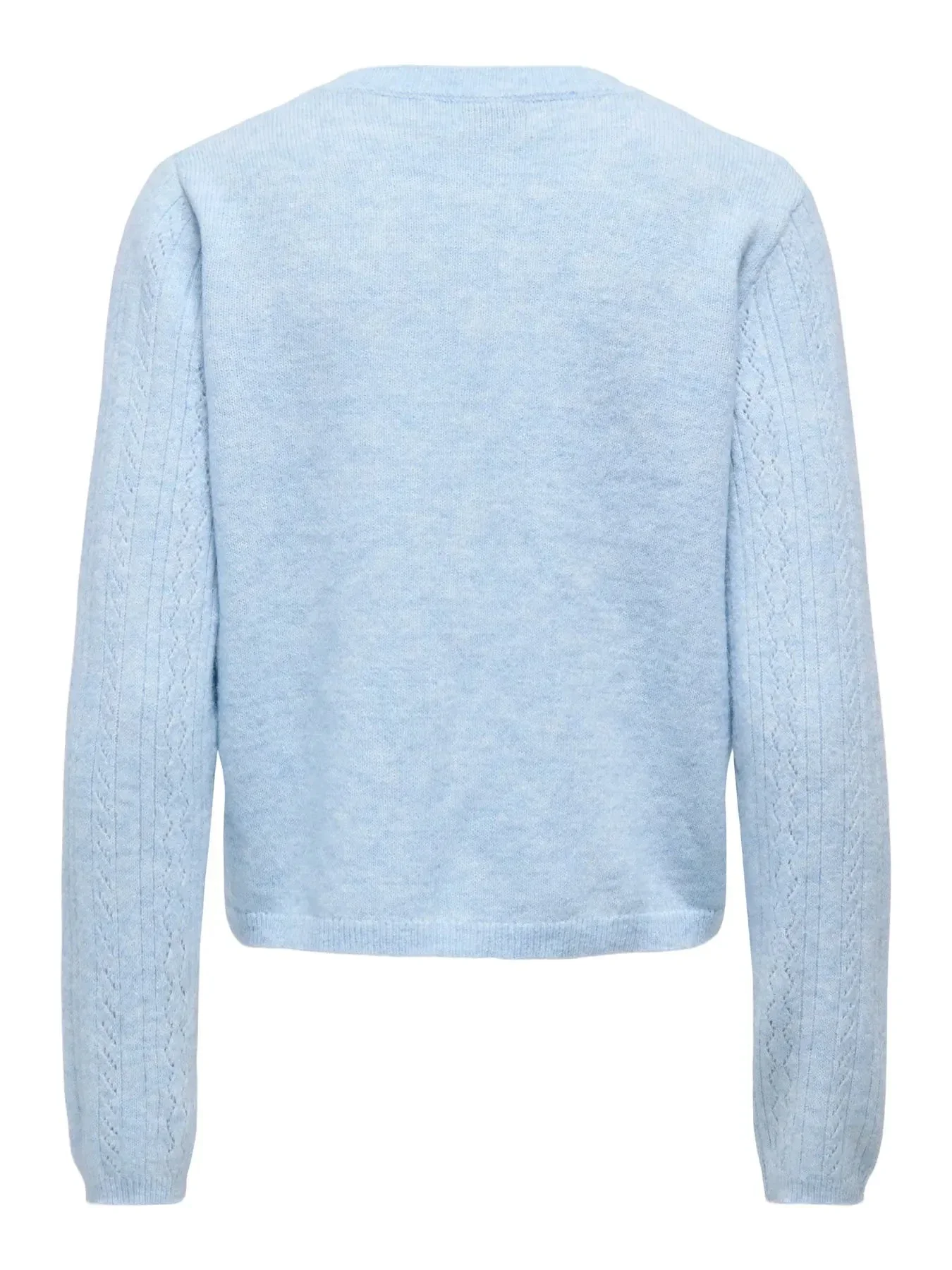 JDY - Jdyapril Life L/S O-Neck Cardigan Knt - 4989000 Cashmere Blue Melange - Image 2