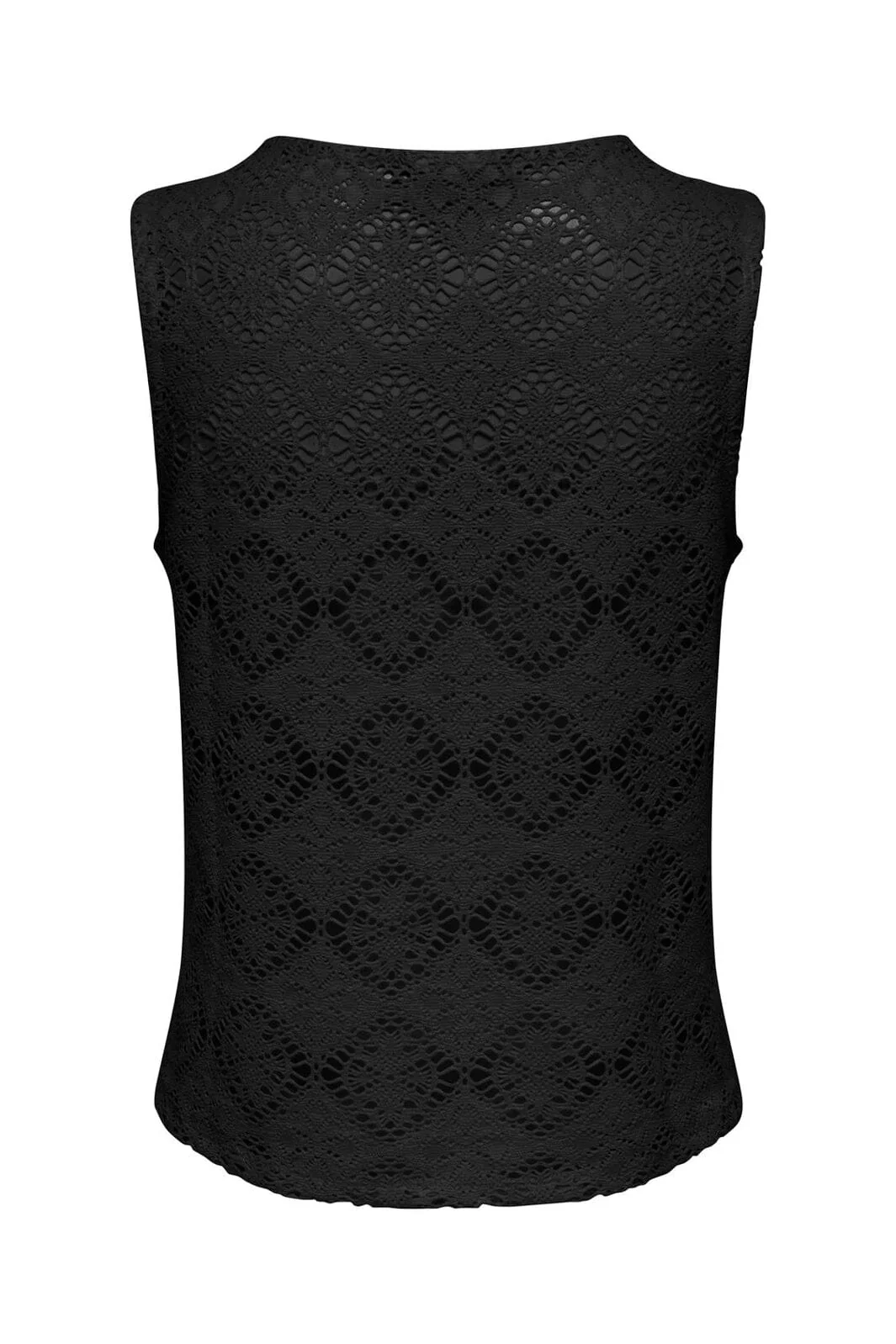 JDY - Jdyeva S/L V Neck Button Top Dia - 5085748 Black - Image 2