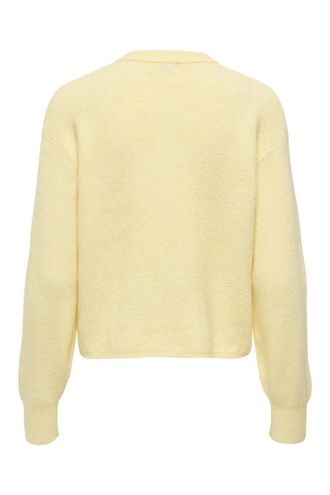 JDY - Jdylumi Life L/S Button Cardiga Knt - 4852272 Golden Haze Melange - Image 2